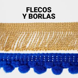 flecos y borlas